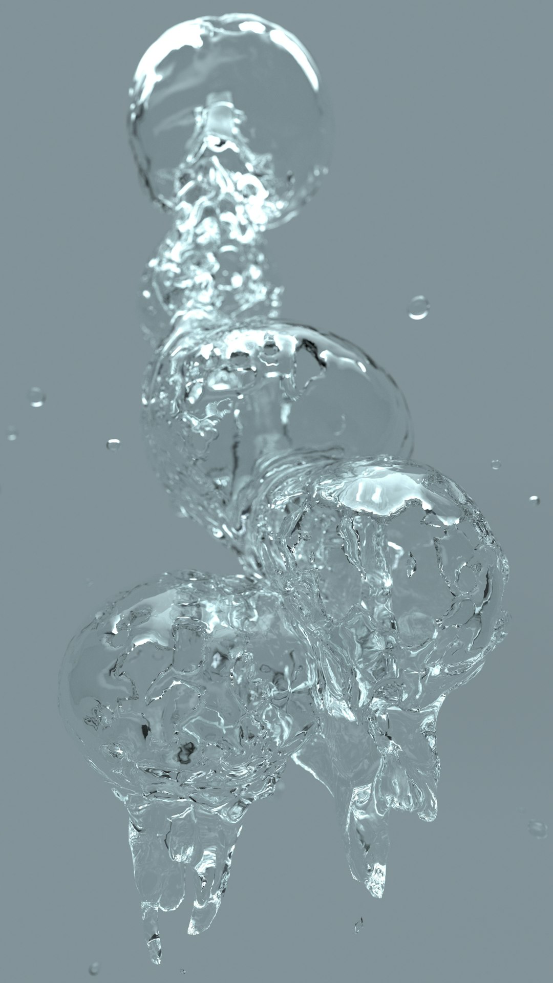 An image of a stream of water. water exploding vigorously